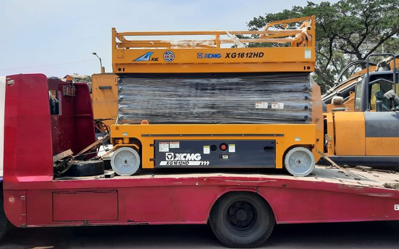 Kirim XCMG Scissor Lift 16 Meter (XG1612HD) ke PT. Tatamulia Nusantara Indah