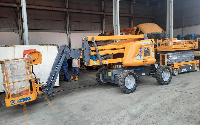 Jual XCMG Articulated Boom Lift 16 Meter (XGA16) & Scissor Lift 16 Meter (XG1612HD) PT. Tatamulia Nusantara Indah